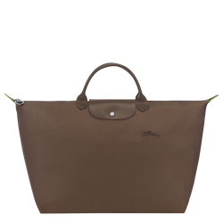 Le Pliage Green L Travel bag , Terra - Recycled canvas