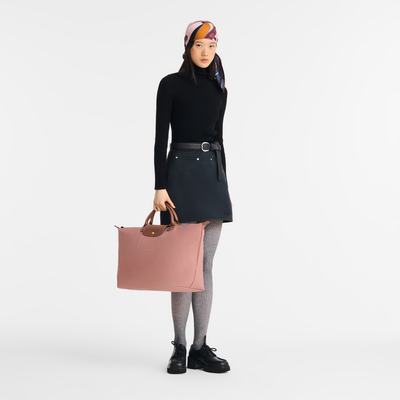 Reisetasche L Le Pliage Original , Recyceltes Canvas - Rosa Tee